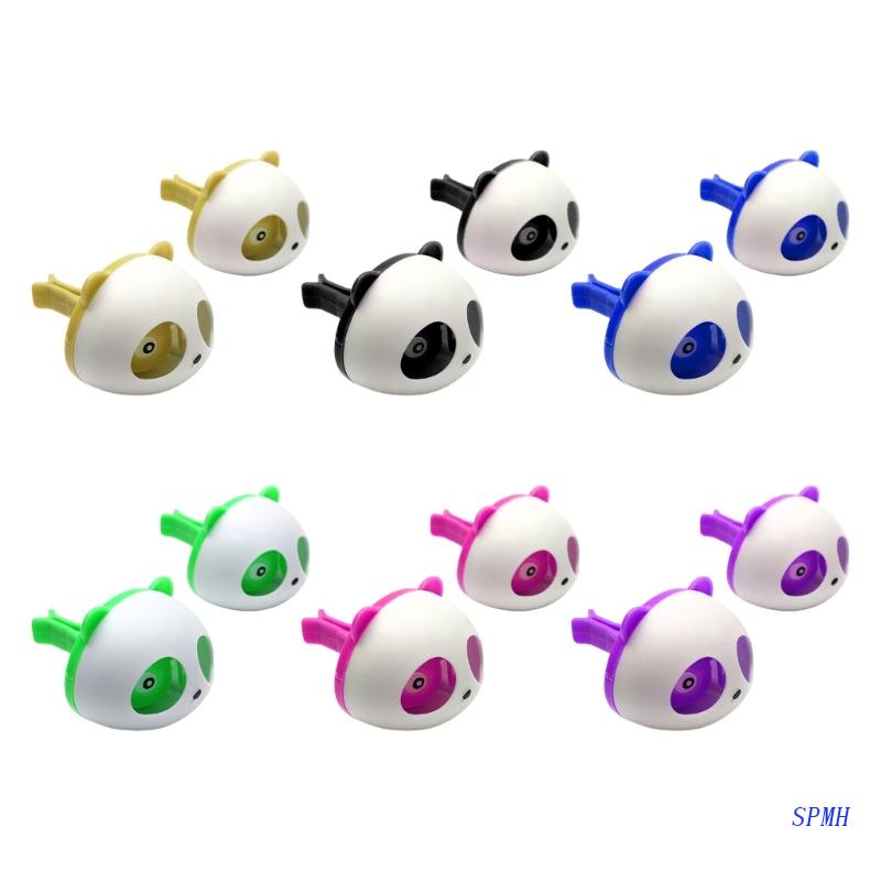 Bộ 2 Kẹp Khuếch Tán Nước Hoa Gắn Điều Hòa Xe Hơi Hình Gấu Trúc Dễ Thương