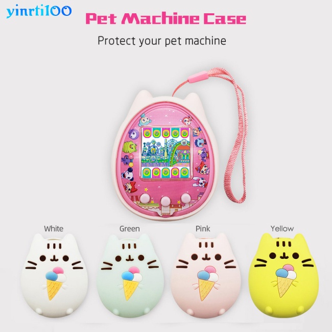 Vỏ Silicon Bảo Vệ Cho Máy Chơi Game Tamagotchi Pix Pet Họa Tiết Hoạt Hình Dễ Thương