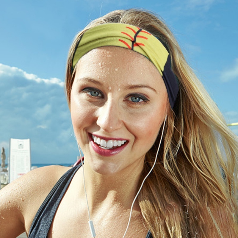 Băng Đô Thể Thao Co Giãn Thoáng Khí Chống Mồ Hôi Nhiều Màu Sắc Dành Cho Nữ