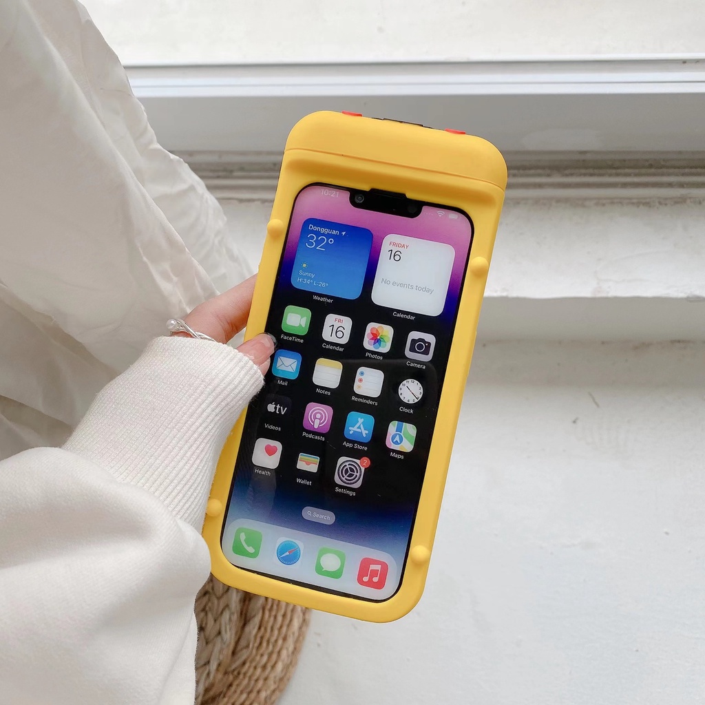 Ốp Điện Thoại TPU Silicon Mềm Chống Sốc In Họa Tiết Hoạt Hình 3D Cho iPhone 14 13 12 11 Pro Max