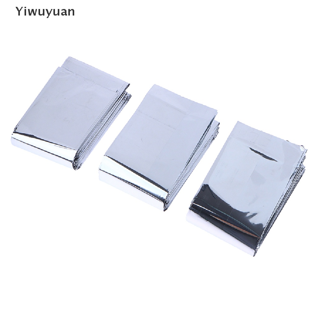 < Yiwuyuan > Chăn Sơ Cứu Cách Nhiệt Bằng Màng Polyester Dùng Khi Đi Cắm Trại Ngoài Trời