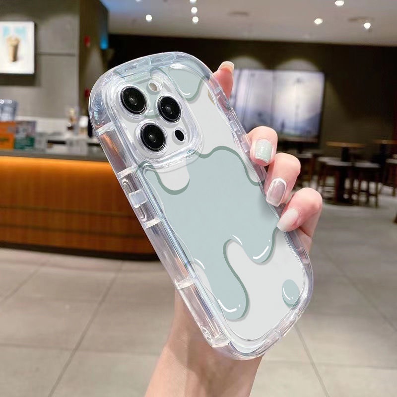 ✅Ốp Điện Thoại Mềm Trong Suốt Chống Sốc Hình Cây Kem Cho Iphone 7 12 11 promax13 14 8p Xs Xr NTSE