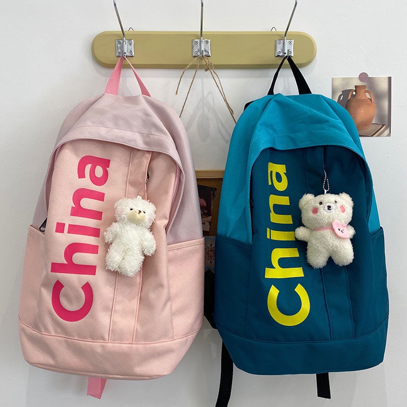 MISCHA Ba Lô nylon Siêu Nhẹ Sức Chứa Lớn Thời Trang Phong Cách Hàn Quốc Cho Nam Và Nữ