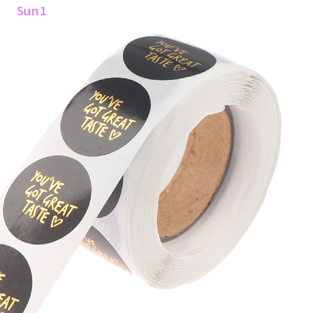 Sun1 > 500 Miếng Dán Họa Tiết Thank You Dễ Thương Trang Trí Sổ Tay / Quà Tặng