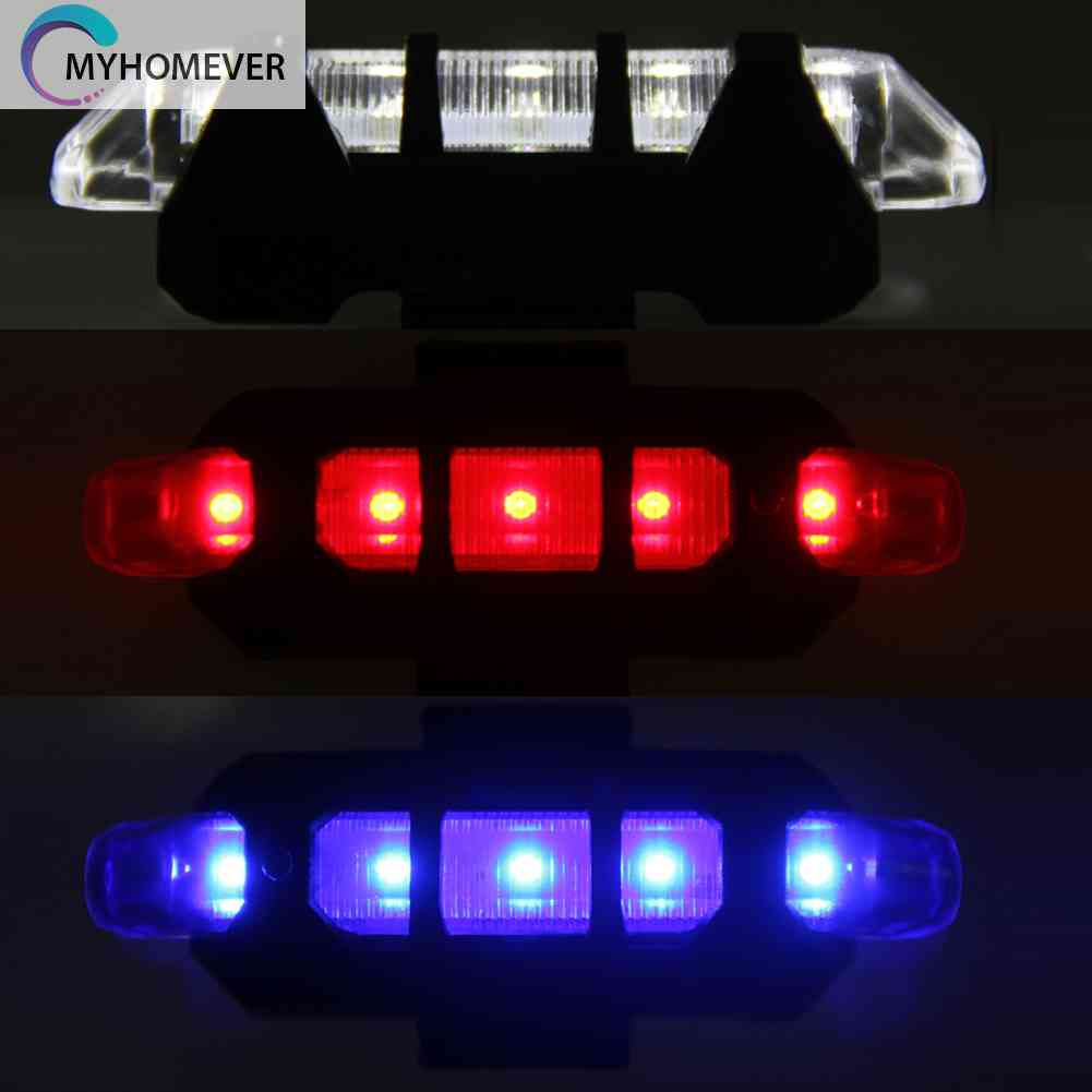 Đèn Hậu 5 Bóng LED Cho Xe Đạp