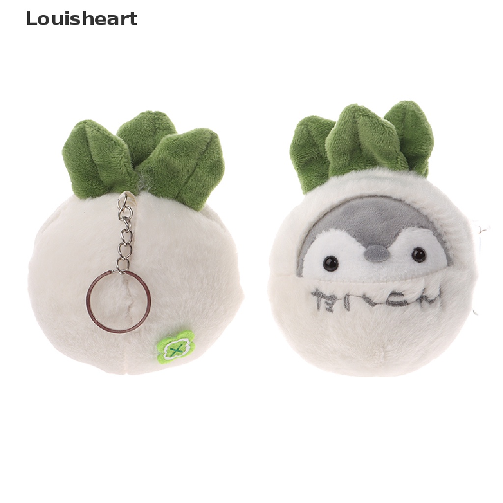 1 Móc Khóa Hình Chim Cánh Cụt Nhồi Bông Dễ Thương