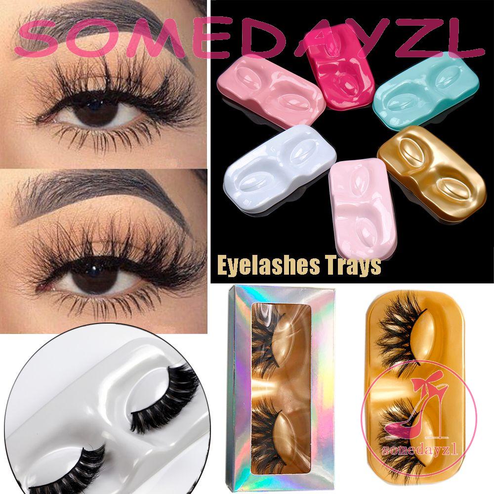 Khay Đựng Lông Mi Giả Hình Khuôn Mặt Độc Đáo