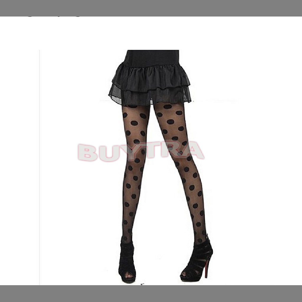 Hbvn Belle Quần Tất Lưới Mỏng Họa Tiết Chấm Bi Lớn Quyến Rũ Bán Chạy