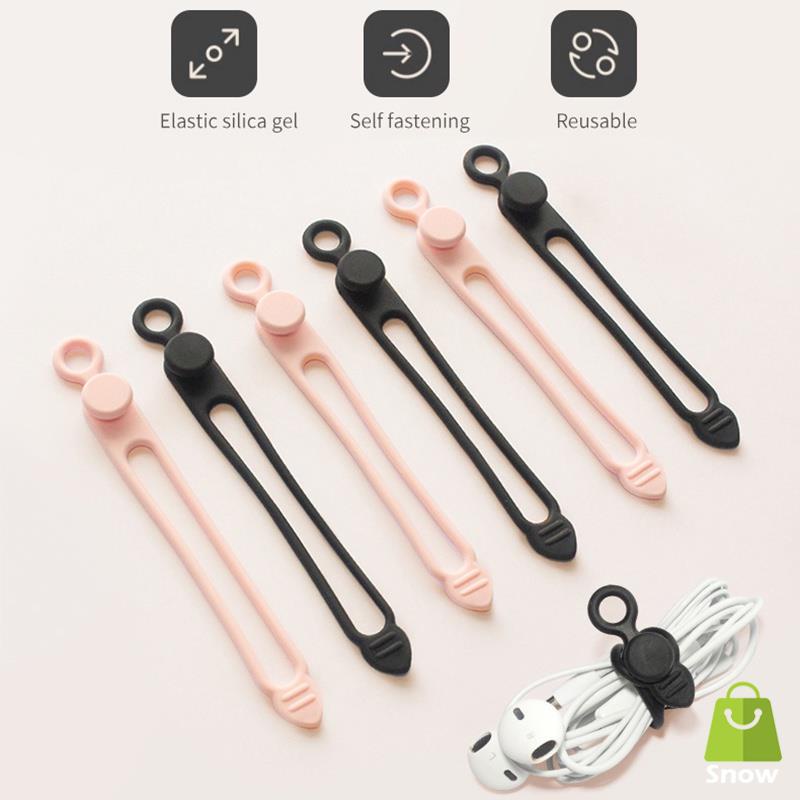 20 Cái Kẹp Hoàn Thiện Dụng Cụ Sắp Xếp Dây Kẹp Cáp Kẹp Khóa Dụng Cụ Giữ Cố Định Dây, Đường Dây Điện Thoại Dữ Liệu Máy Cuộn Usb