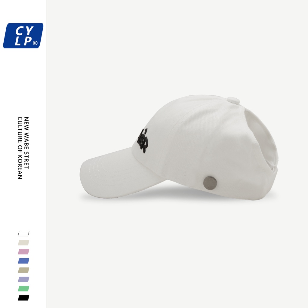 Mũ Lưỡi Trai Nửa Đầu In Chữ Phong Cách Hàn Quốc Thời Trang Xuân Hè Cho Nữ