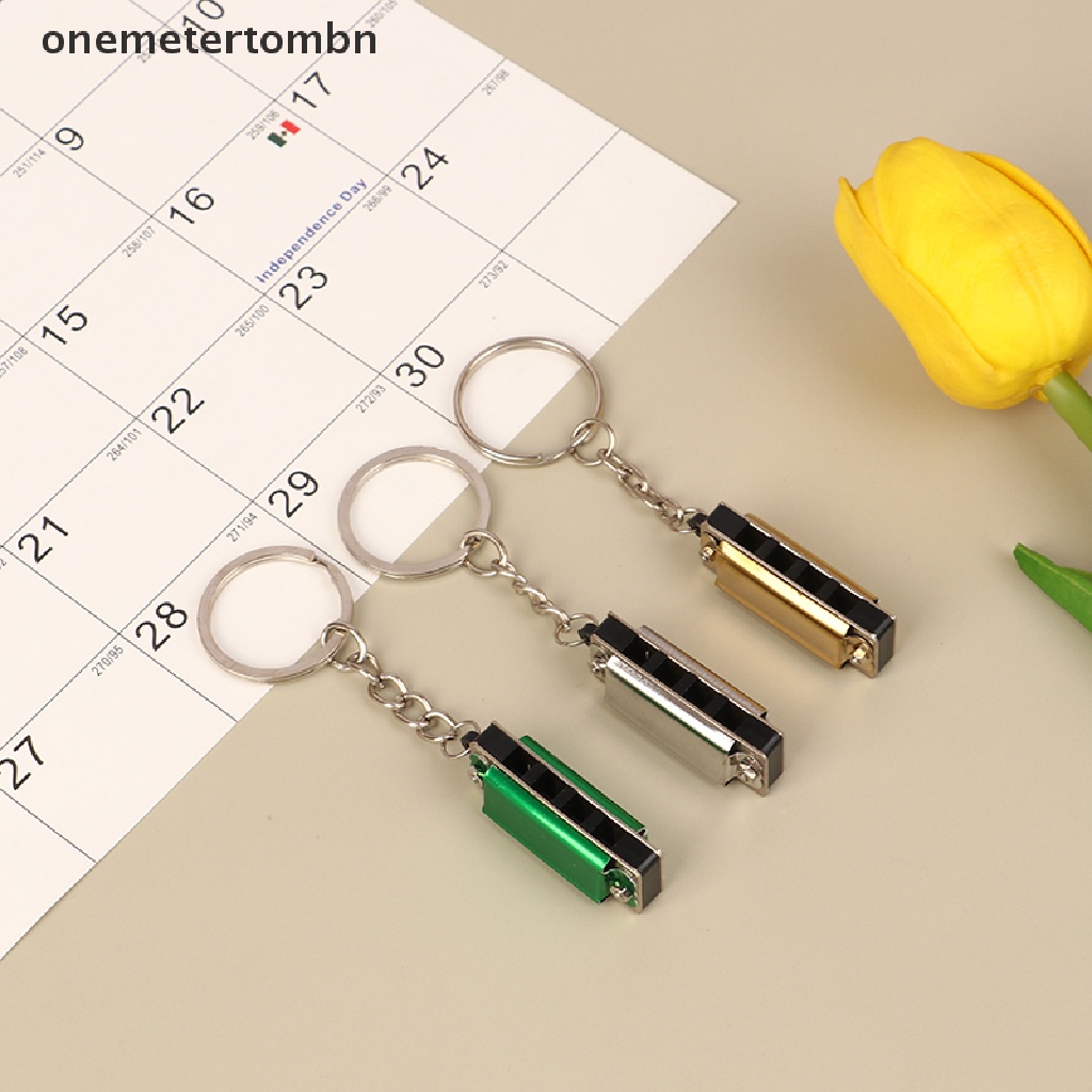 Móc Khóa Kèn Harmonica Mini 8 Tông 4 Lỗ