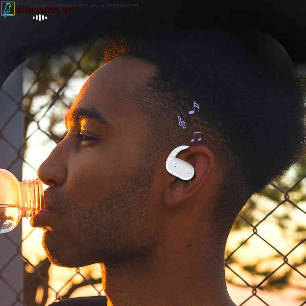 Tai Nghe Bluetooth 5.2 Móc Vành Tai Kiểu Dáng Thể Thao