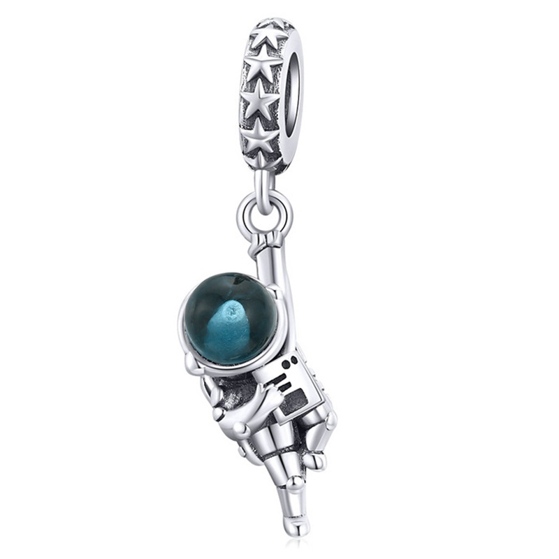 Hạt Charm Hình Phi Hành Gia Dùng Làm Trang Sức DIY