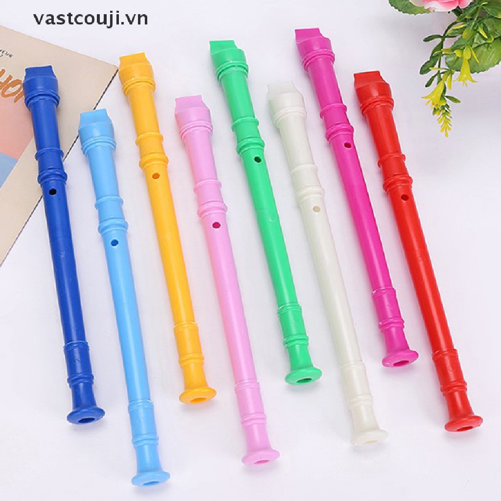 Sáo Gỗ 8 Lỗ Bằng Nhựa Nhiều Màu Sắc Dành Cho Trẻ Em