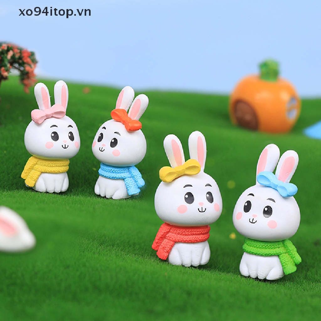 1 Tượng Thỏ Đáng Yêu Trang Trí Tiểu Cảnh