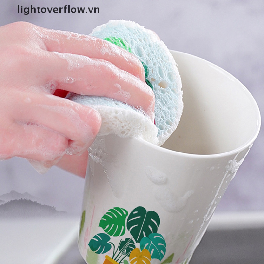Miếng Bọt Biển Vải Cotton Dùng Rửa Chén Tiện Dụng