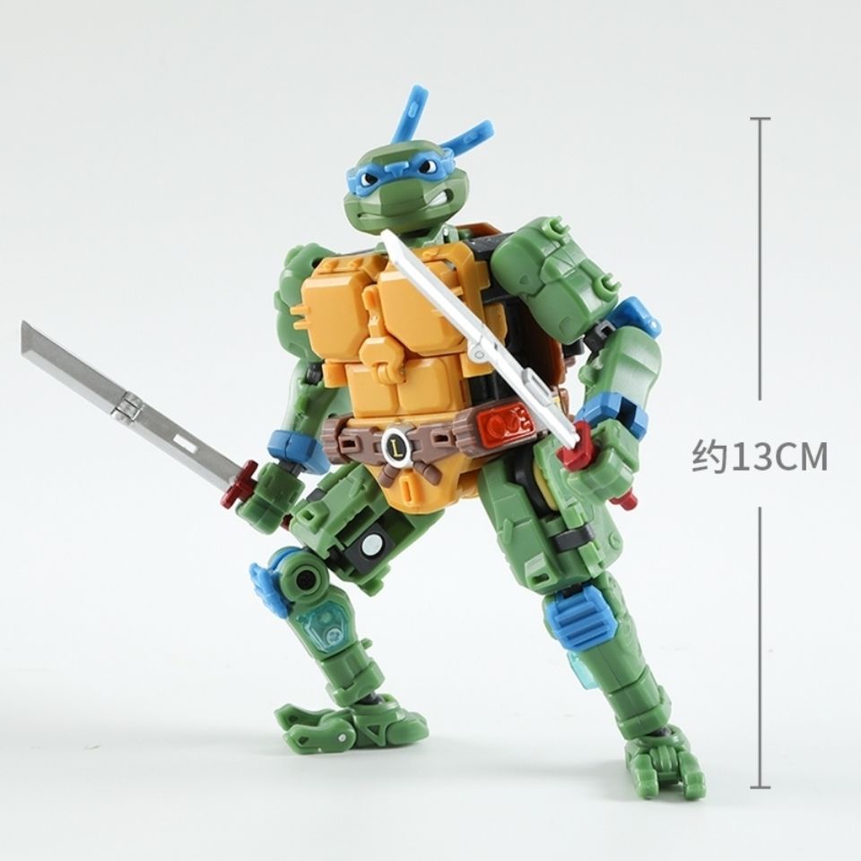 Hộp 52 Mô Hình Đồ Chơi Ninja Rùa Raphael / Michelangelo