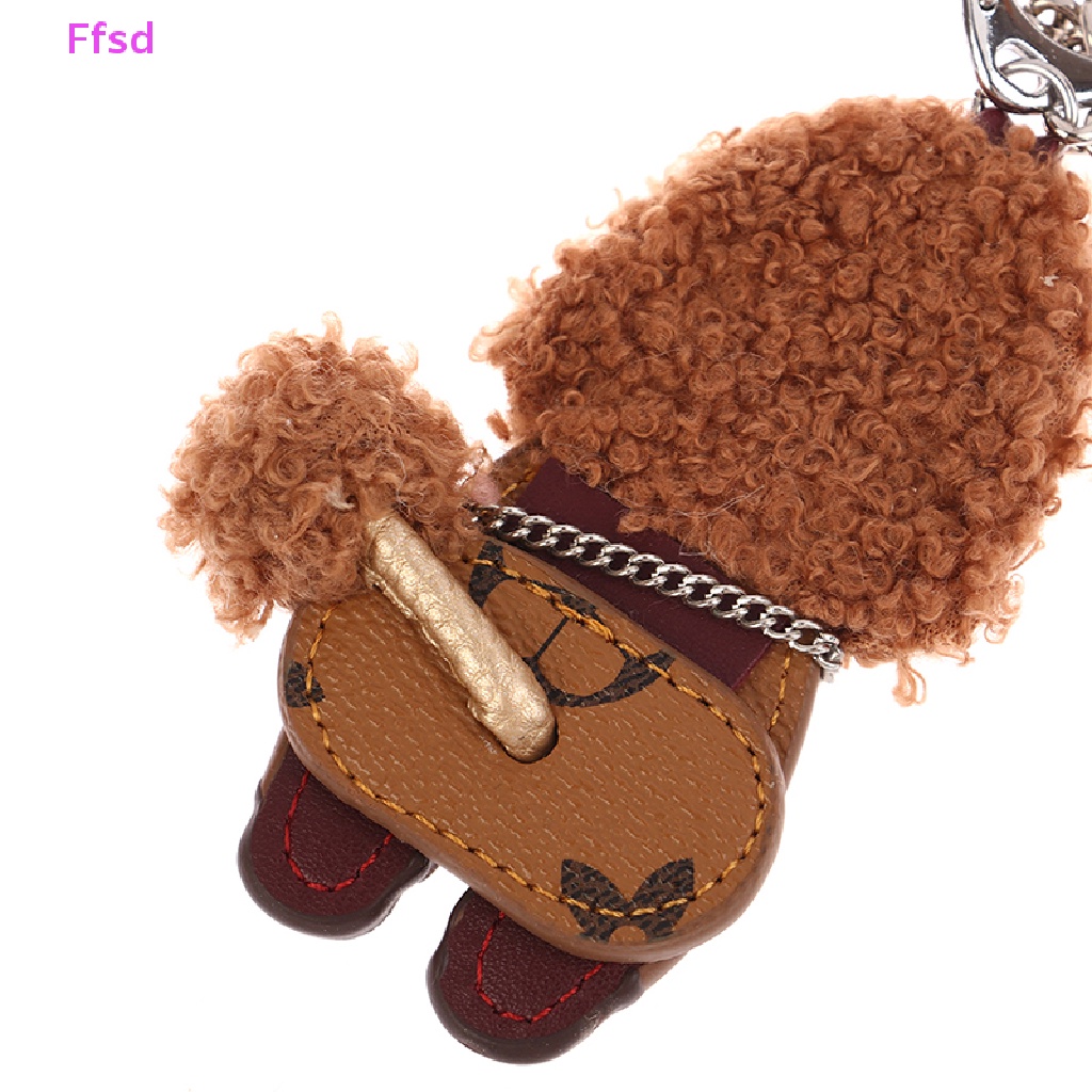 {Ffsd} Móc Khóa Da Pu Hình Thú Cưng Đáng Yêu Cho Nữ