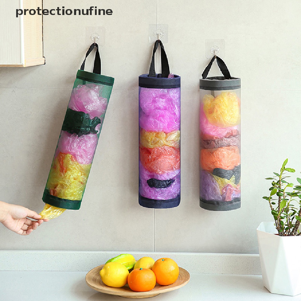 Giá Đỡ Túi Đựng Rác Gắn Tường Bằng Nhựa Tiện Dụng Cho Nhà Bếp PR3VN