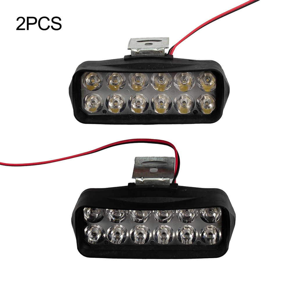 Đèn Pha LED 12 Bóng 36W Chuyên Dụng Cho Xe Mô Tô  chỉ báo đèn 9-85V trắng siêu sáng