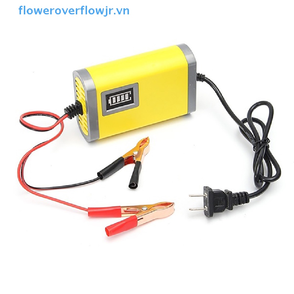Bộ Sạc Thông Minh Tự Động 12V 2A Cho Xe Hơi Xe Tải