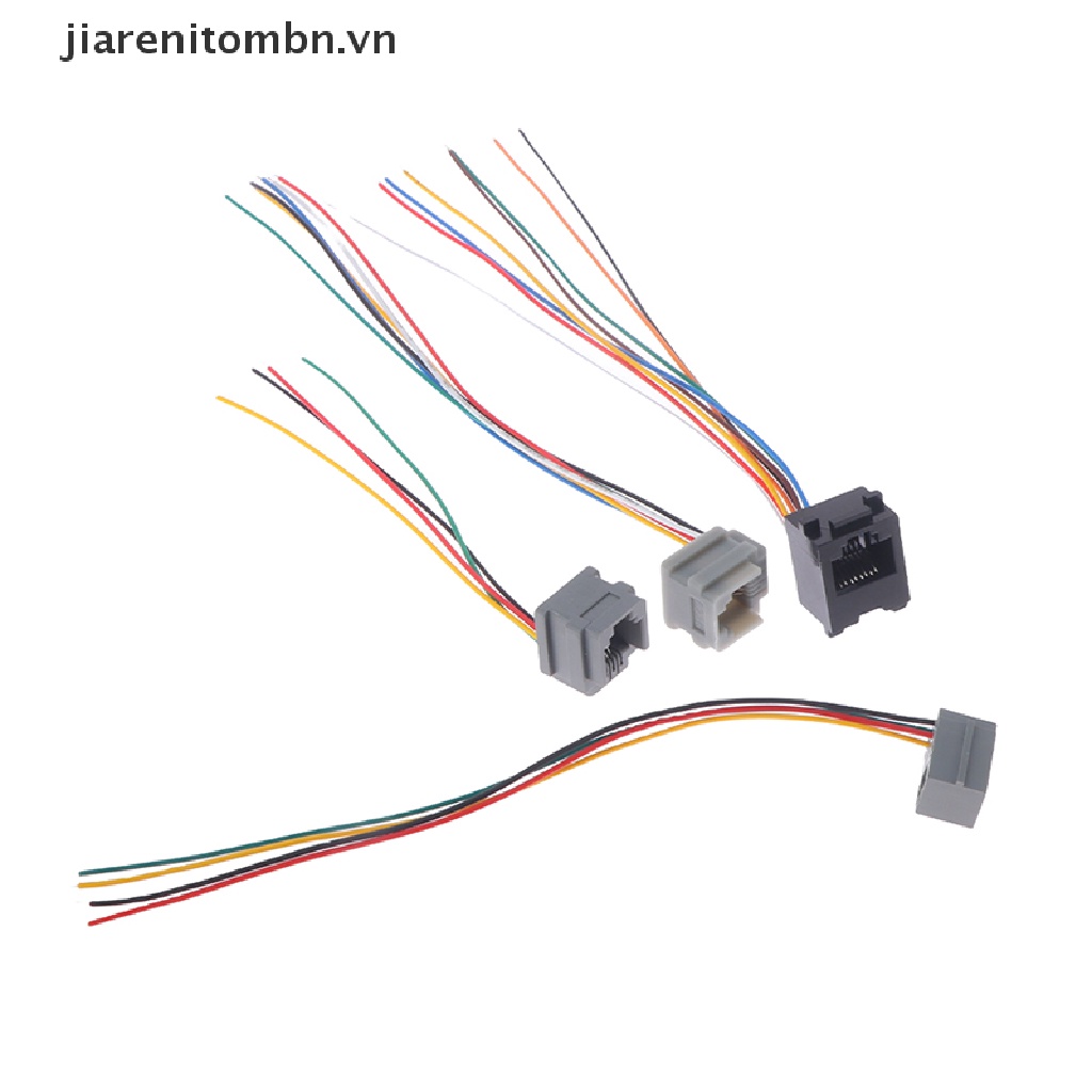 Set 5 Ổ Cắm 616E 623k 616M 641D RJ11 / RJ12 / RJ45 Chuyên Dụng Cho Điện Thoại Kèm Dây Cáp 15cm vn