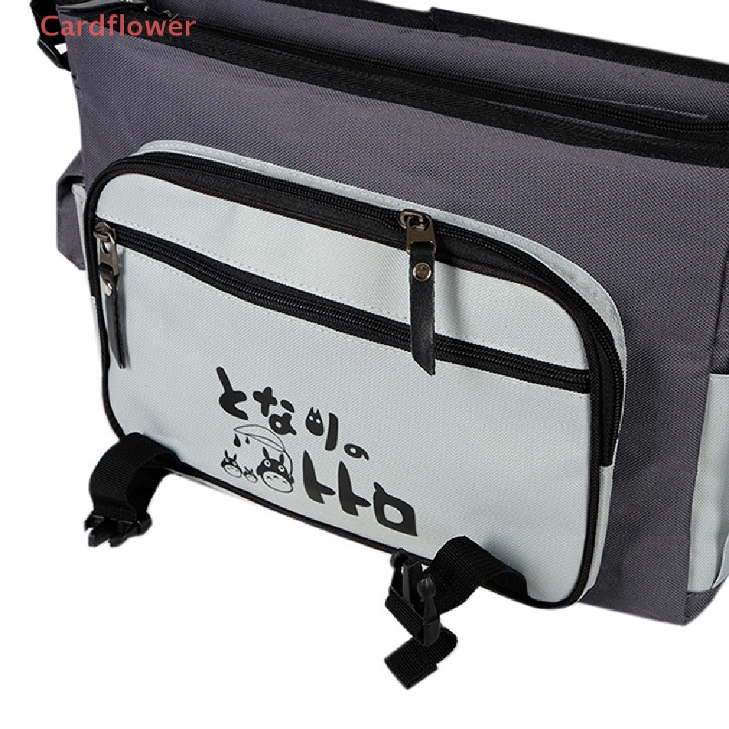 Túi Đeo Chéo Vai Bằng Vải Bạt In Hoạt Hình Thời Trang Cho Nữ