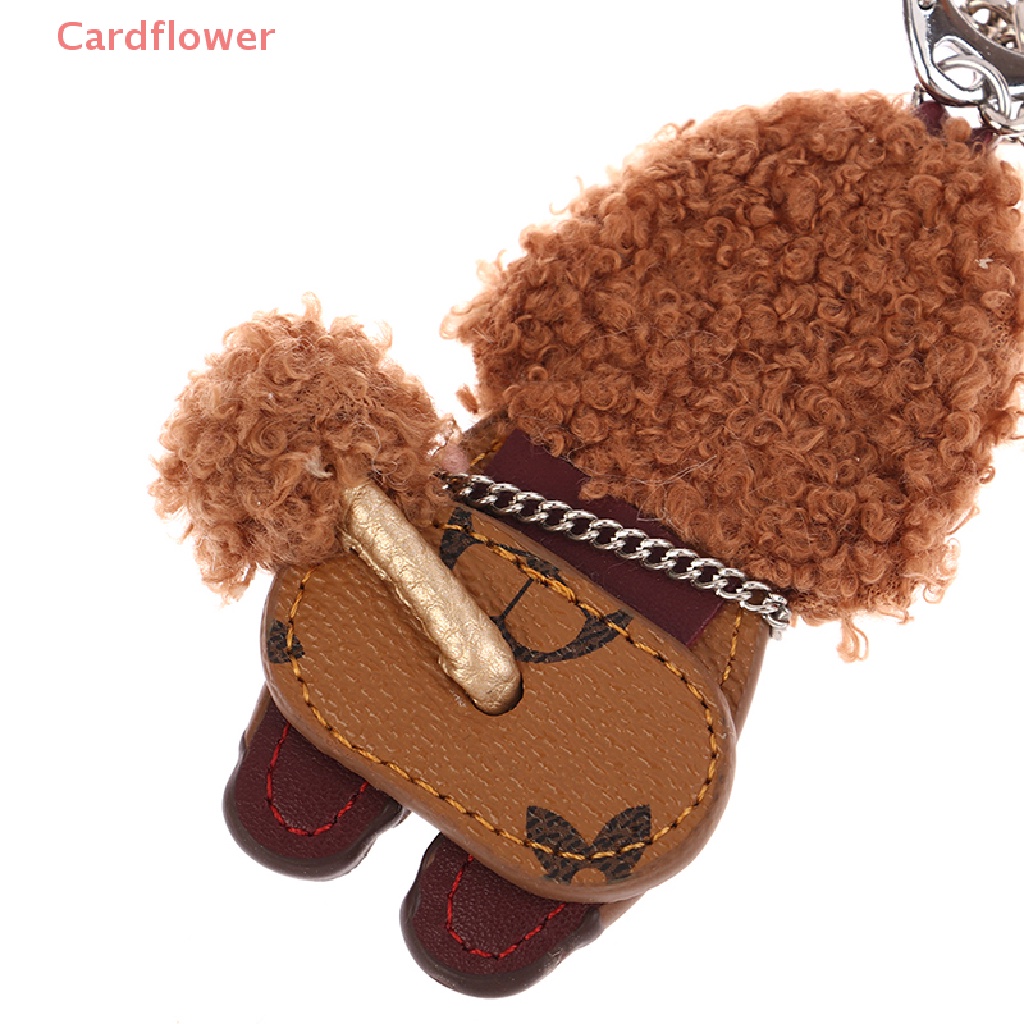 Móc Khóa Da Pu Hình Cún Con Đáng Yêu Mới