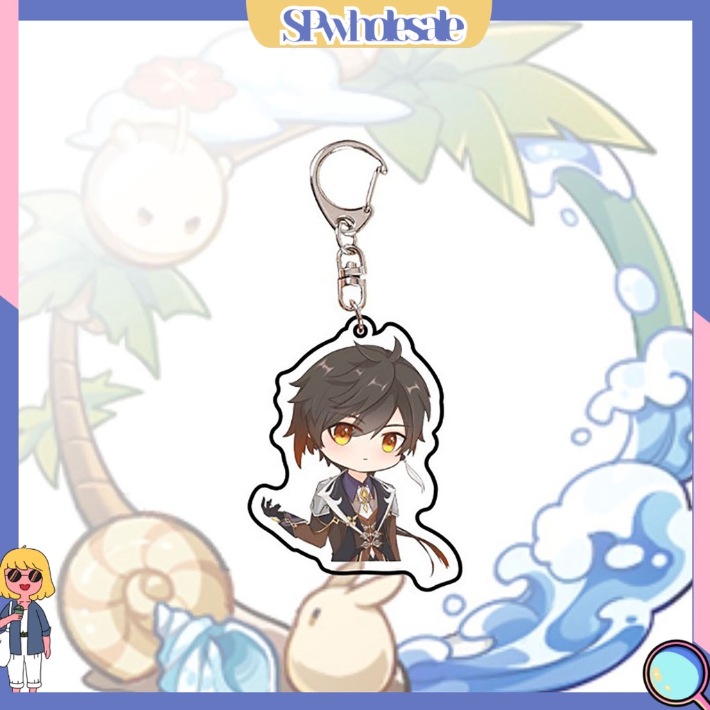 <SPwholesale> Móc Khóa In Hình Cầu Thủ Hai Mặt Hoạt Hình Tinh Tế Trang Trí Di Động Dùng Hàng Ngày