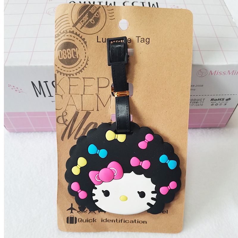 Thẻ Đánh Dấu Hành Lý Hình Hello Kitty Hoạt Hình