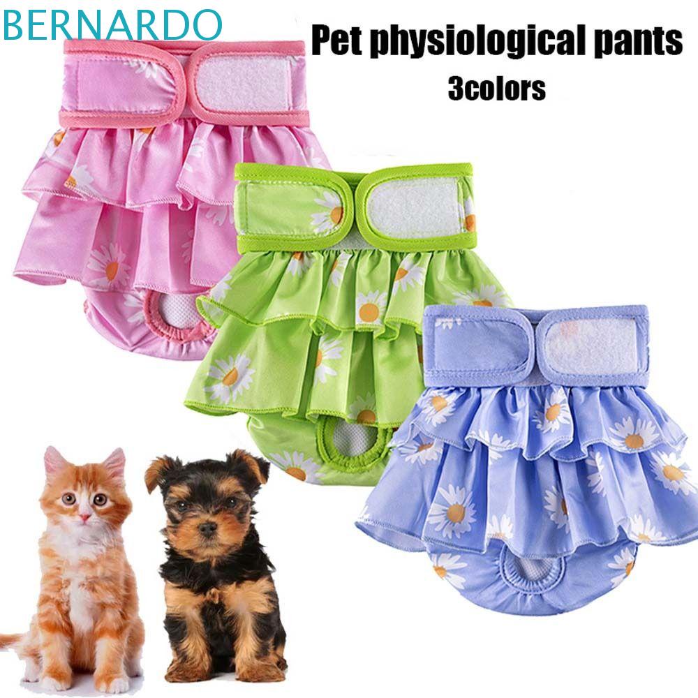 Bernardo Quần Tã Vệ Sinh Chống Tràn In Họa Tiết Hoa Cúc Dành Cho Cún Cưng