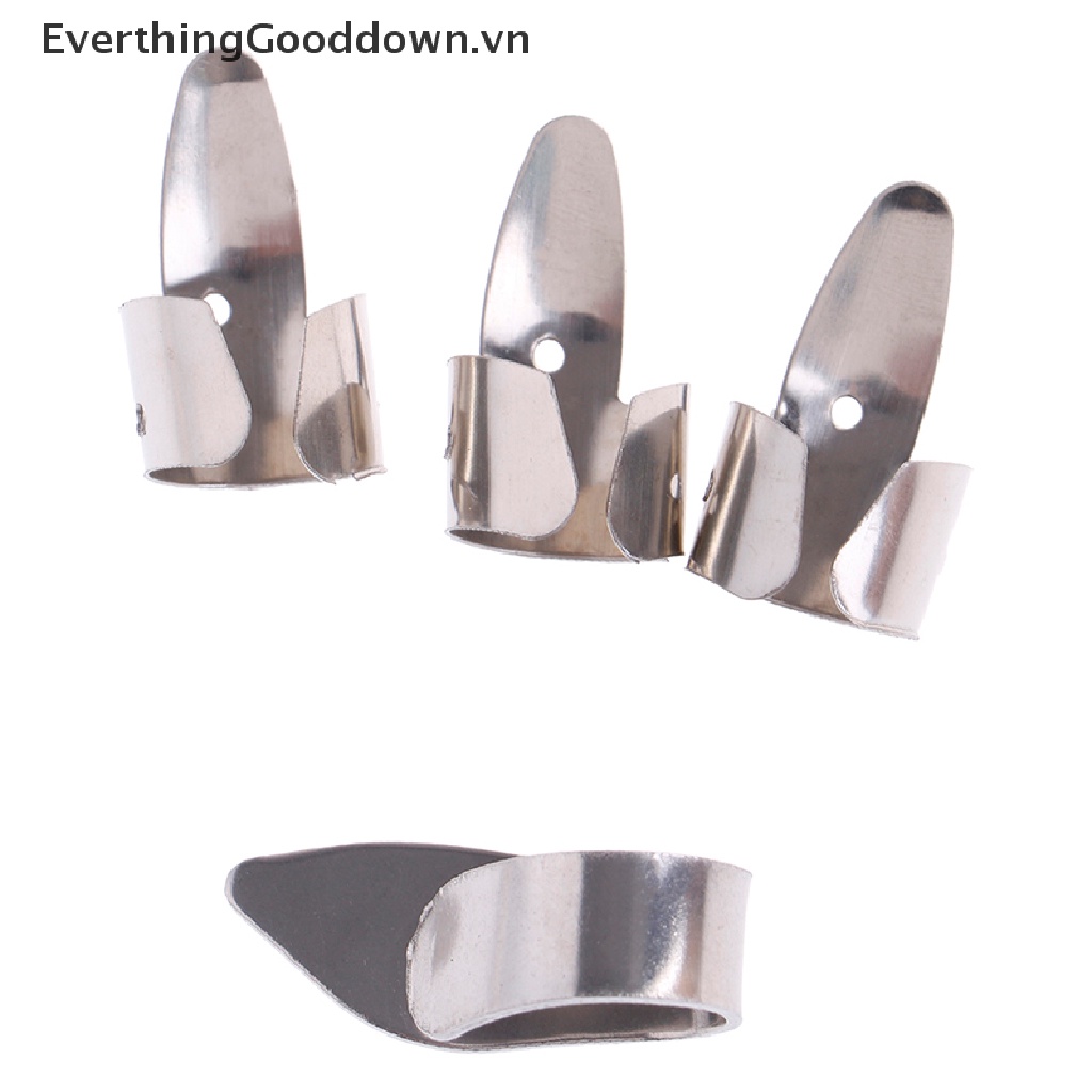 Everthingood Set 4 Miếng Gảy Đàn Guitar Bằng Kim Loại