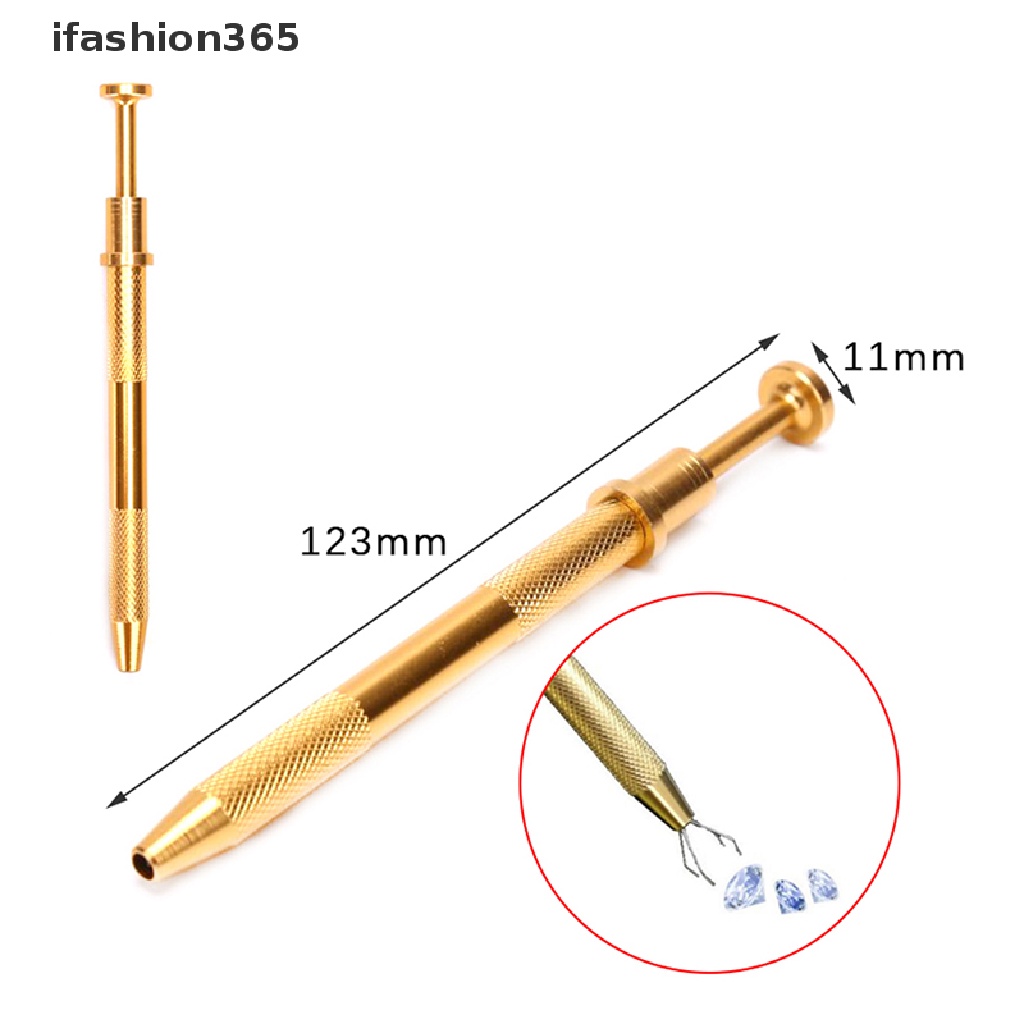 Nhíp Gắp Trang Sức Bằng Thép Không Gỉ Mạ Vàng Đính Đá Quý Thời Trang ifashion365