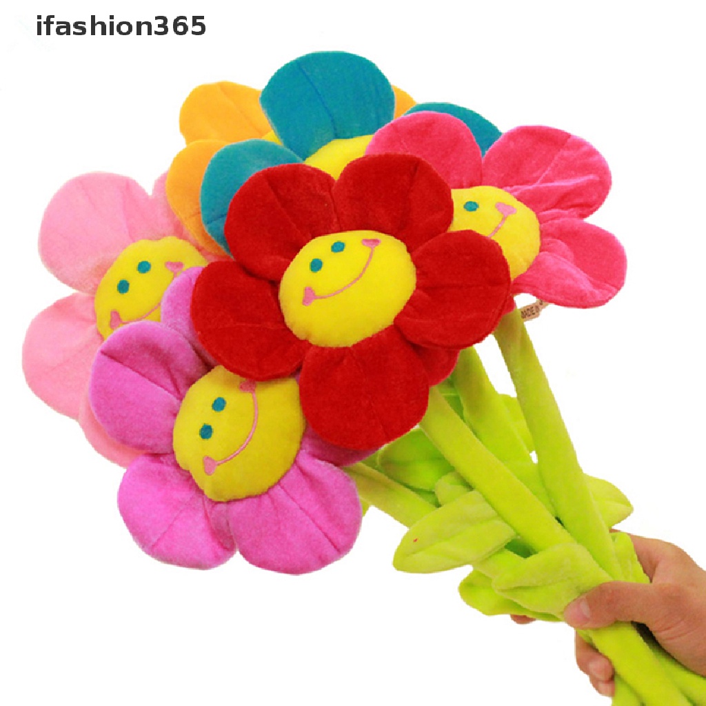 [ifashion365] Đồ Chơi Rèm Cửa Nhồi Bông Hình Hoa Hướng Dương Mặt Cười Có Thể Uốn Cong Trang Trí Nhà Cửa