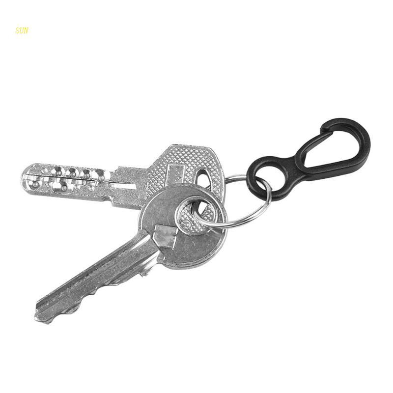 Set 10 Móc Nhựa Dựng Lều Cắm Trại Màu Đen Tiện Dụng