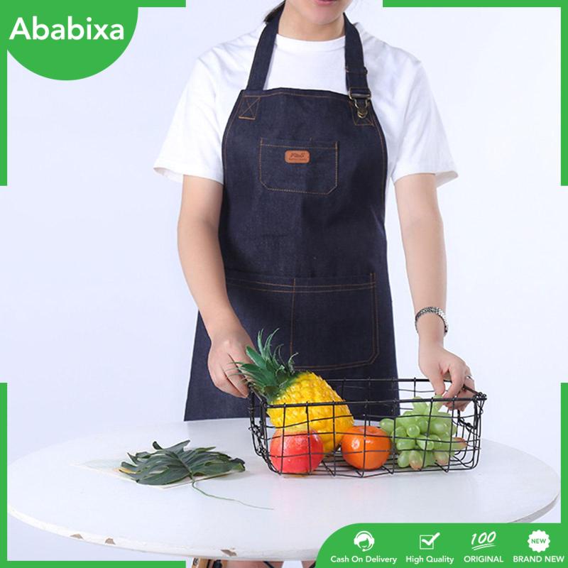 Tạp Dề Nấu Ăn / Làm Vườn Có Túi Lớn Chống Bám Bẩn Tiện Dụng