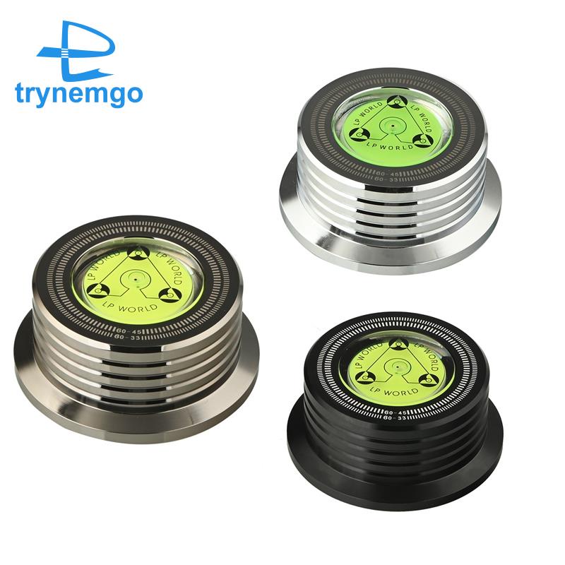 Bộ Ổn Định Đĩa Máy Nghe Nhạc Vinyl LP 60Hz Bằng Hợp Kim Nhôm Kèm Kẹp Trọng