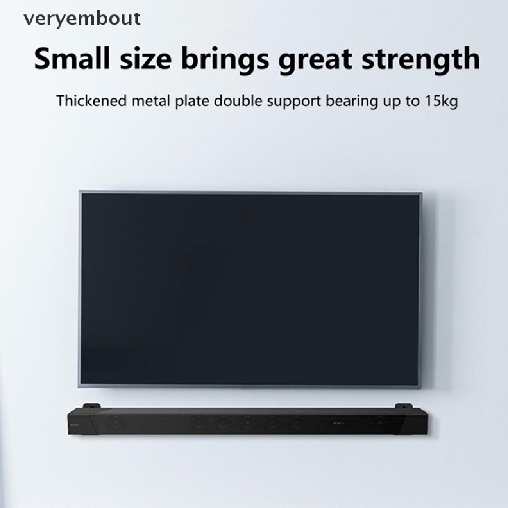 Giá Đỡ Loa Gắn Tường Bằng Kim Loại Chống Trượt Thông Dụng Cho Phòng Khách