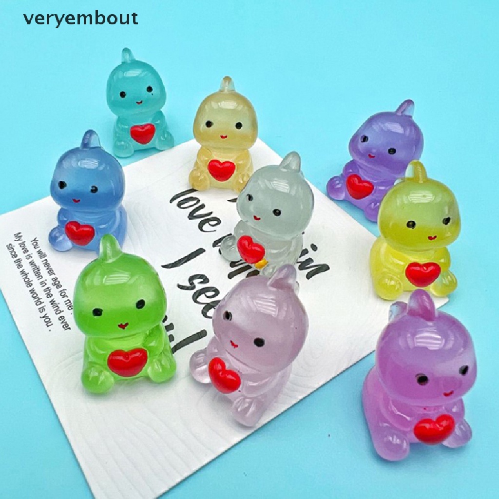 Ut Bộ 5 Tượng Hoạt Hình Phát Sáng Trong Đêm Dùng Để Trang Trí