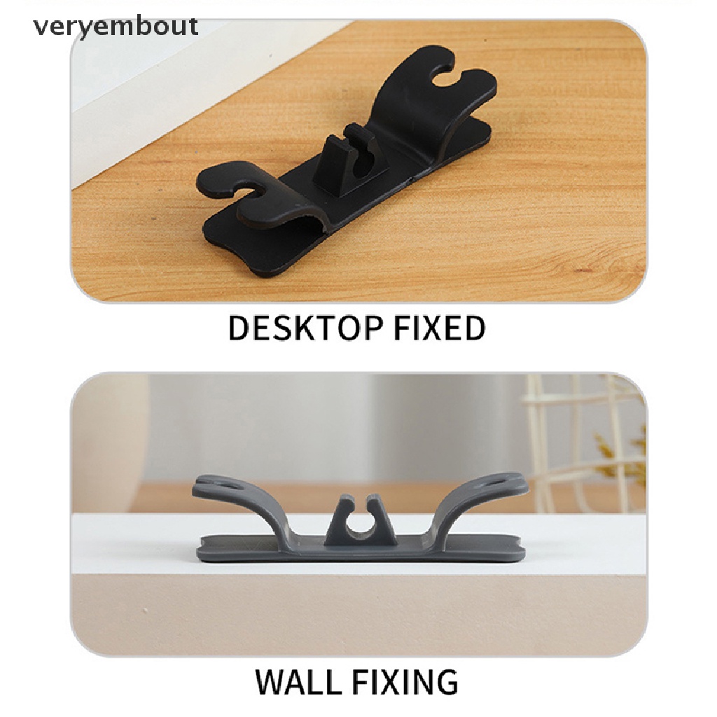 Bộ 2 Giá Đỡ Cố Định Dây Cáp Gọn Gàng Tiện Dụng Cho Nhà Bếp