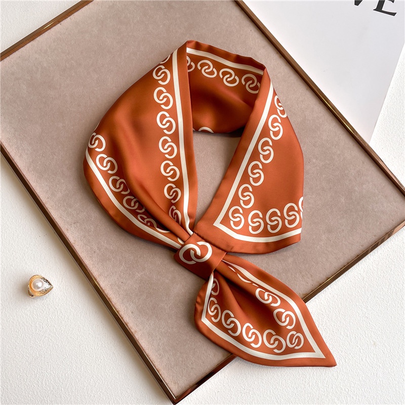 Khăn Quàng Cổ Lụa Hai Lớp Đơn Giản Phong Cách Mới