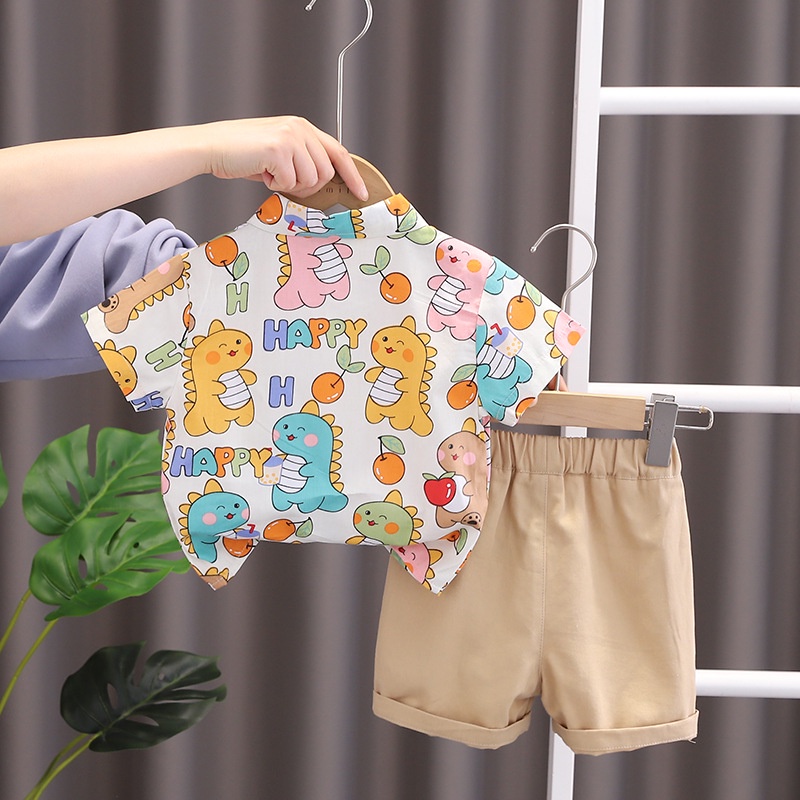 Bộ Quần Áo Thể Thao Ngắn Tay Thời Trang Mùa Hè Mới 2023 Cho Bé Trai