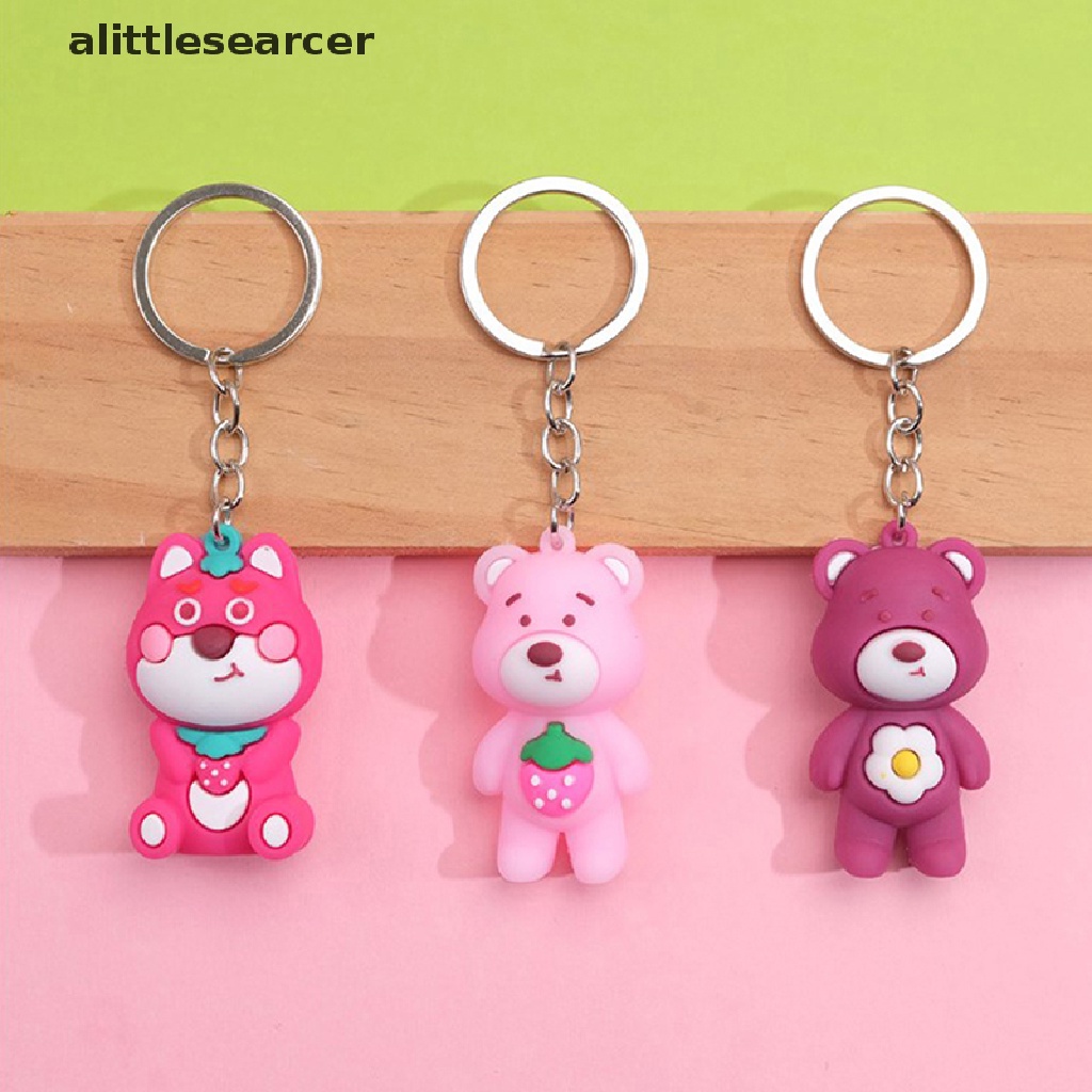 Móc Khóa Hình Búp Bê Lotso Hoạt Hình Toy Story Dễ Thương