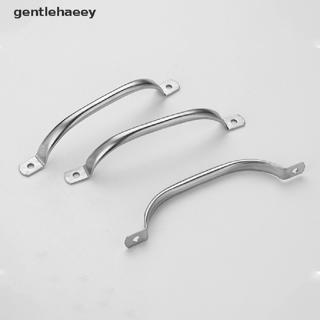 Set 2 Tay Nắm Cửa Tủ Bằng Thép Không Gỉ Màu Bạc