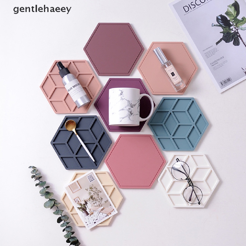 Đế Lót Ly Bằng Silicone Dày Chịu Nhiệt Tốt Tiện Dụng