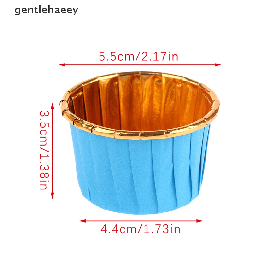 Set 10 Cốc Lá Nhôm Làm Bánh Cupcake Muffin