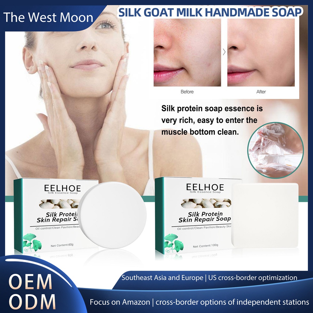 Xà Phòng Lụa Protein Làm Trắng Da Kiểm Soát Dầu Làm Săn Chắc Và Sáng Da