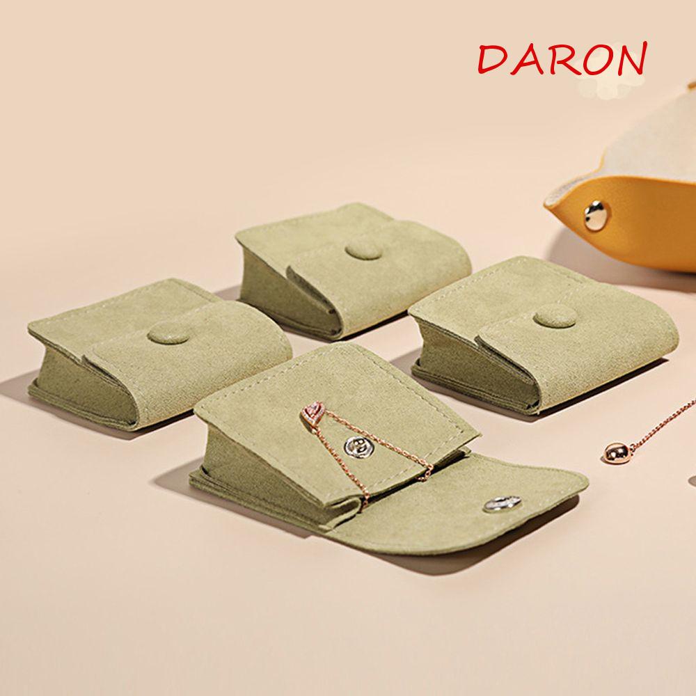 Túi Botton Đựng Trang Sức Nhẫn / Bông Tai Di Động Cho Nam Và Nữ