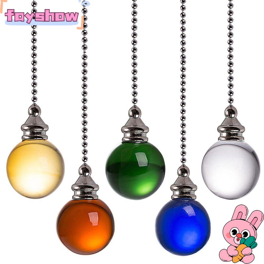 Dây Xích Gắn Quạt Trần Hình Quả Bóng Phong Cách Bắc Âu Cho Nhà Tắm|Mặt Dây Chuyền Hình Quạt Thiết Kế Ấn Tượng