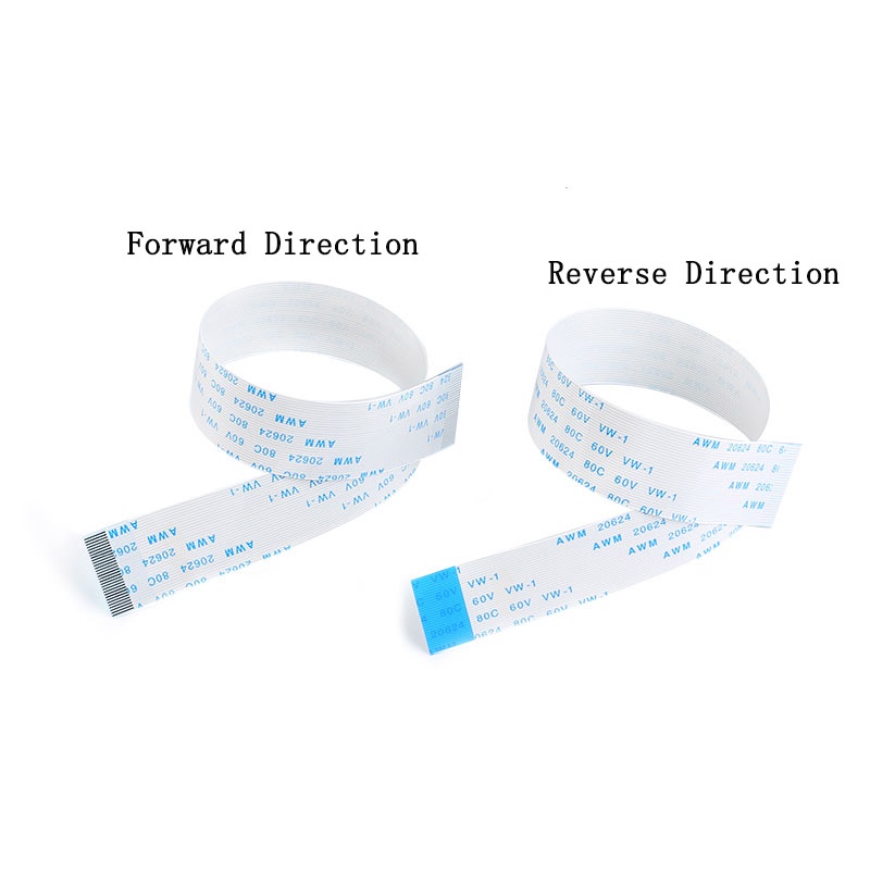 Set 10 Dây Cáp Phẳng FFC FFC Ffpc AWM 20624 80C 60V VW-1 FFC-0.5MM 1.0MM 24 26 30 32 34 40 Pin Dài 6-40 CM